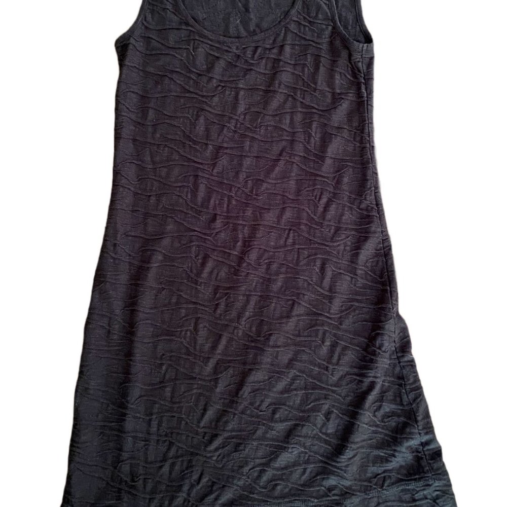 Toad&CO XS Textured sleeveless solid black dress from REI